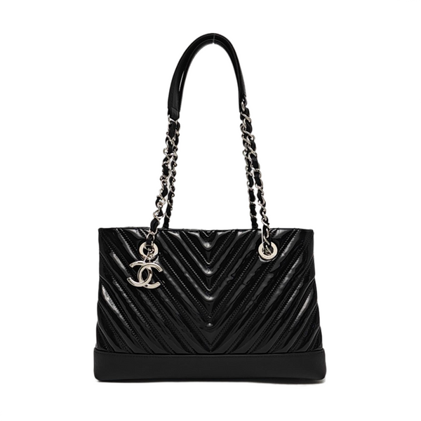 Chevron Calfskin Black