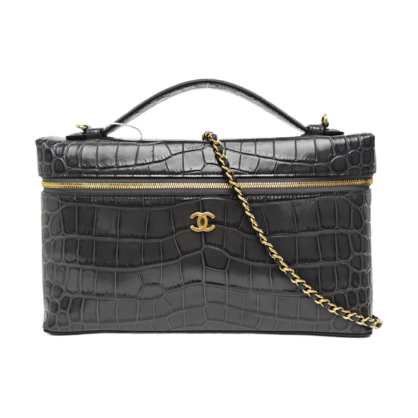 Quilted Calfskin Shoulder Bag Blue