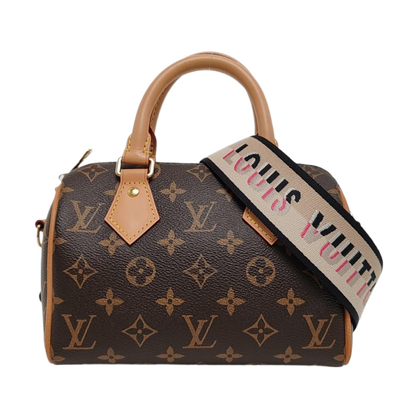 SPEEDY 20 Monogram Coated Canvas Brown