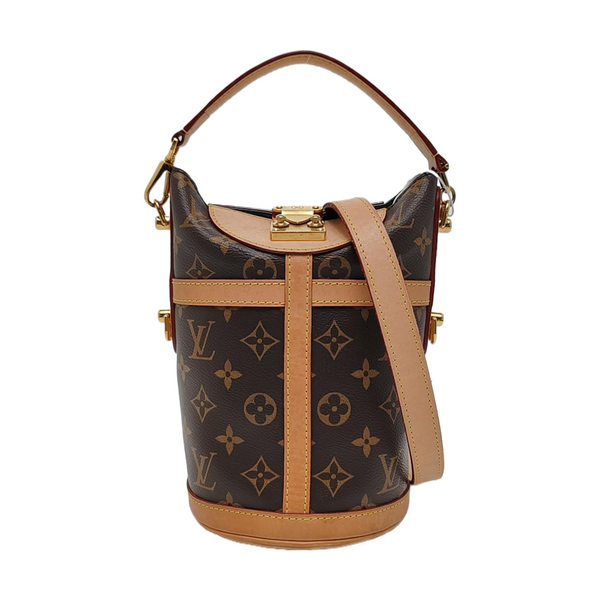 DUFFLE Monogram Coated Canvas Brown