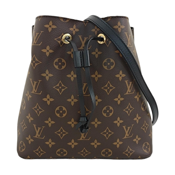 NÉONOÉ MM Monogram Coated Canvas Brown