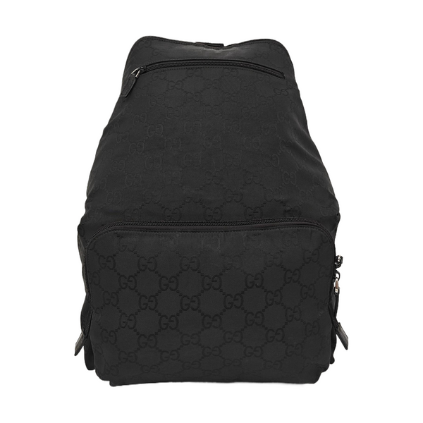 Monogram Canvas Backpack Black