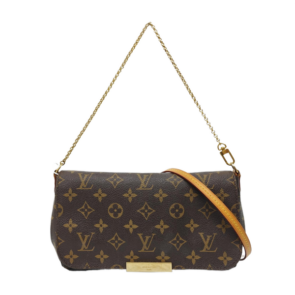 FAVORITE PM Monogram Coated Canvas Brown
