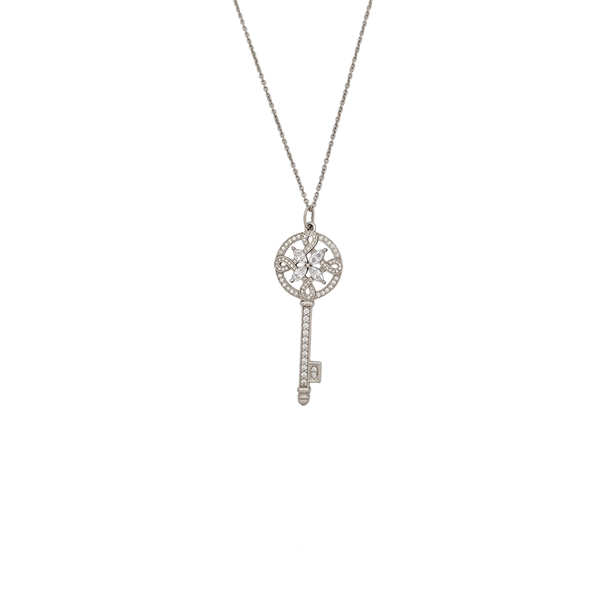 Tiffany Keys Platinum 950 Silver Necklace