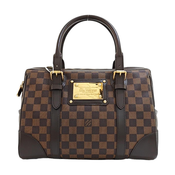 BERKELEY Damier Ebene Coated Canvas Brown