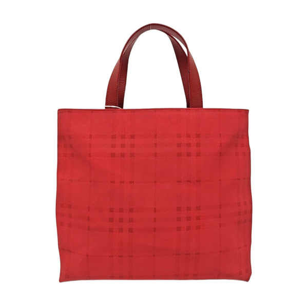Special Material Top Handle Bag Red