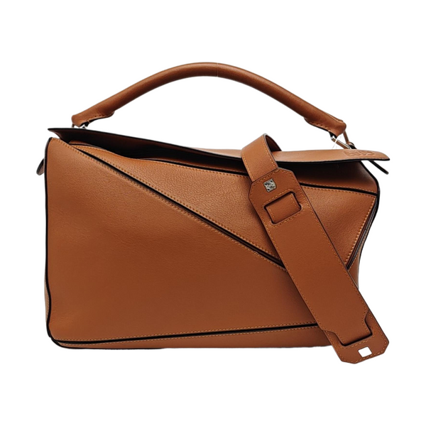Puzzle Large Calfskin Brown