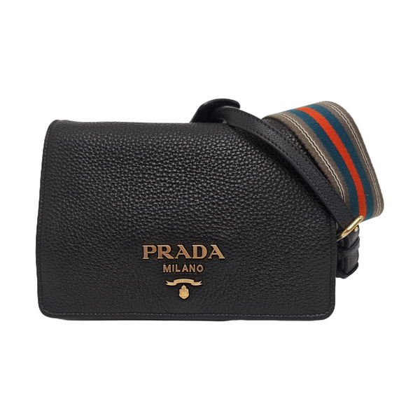Calfskin Shoulder Bag Black
