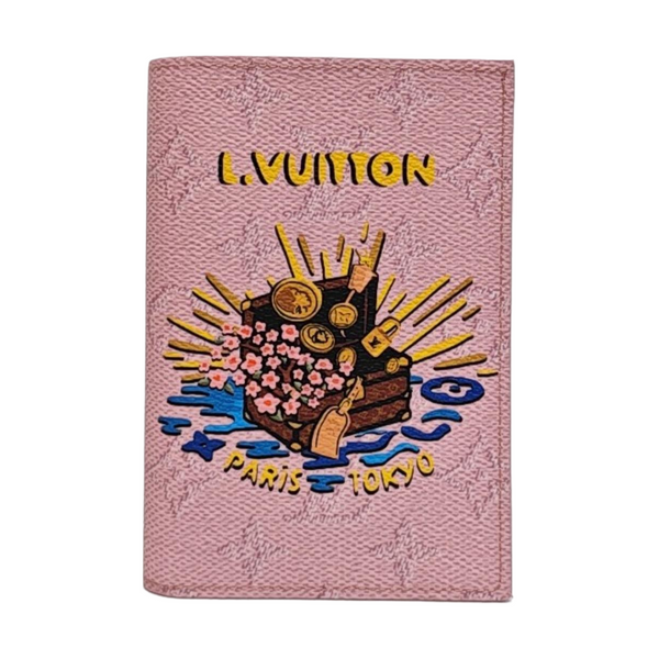 Monogram Coated Canvas Wallet Pink