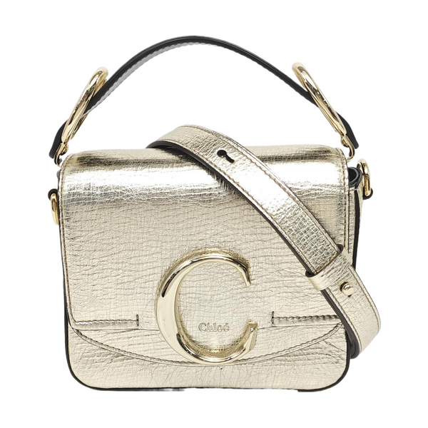Chloé C Calfskin Gold