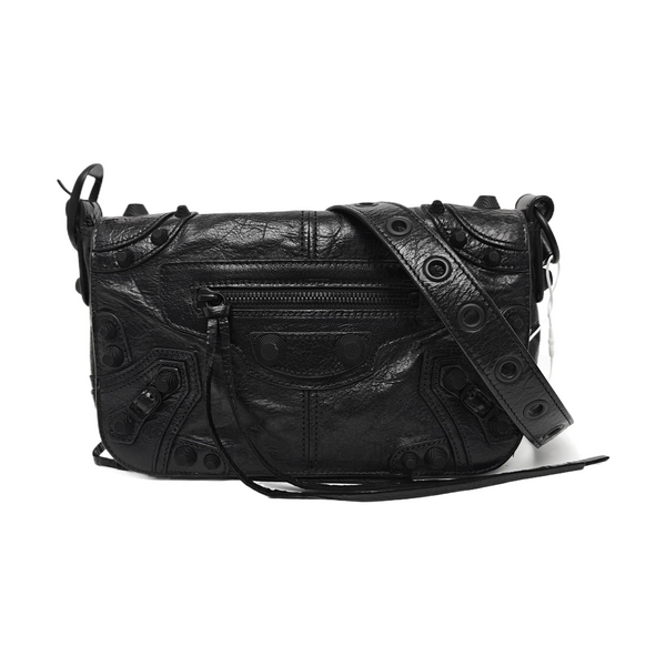 Le Cagole Mini Calfskin Black