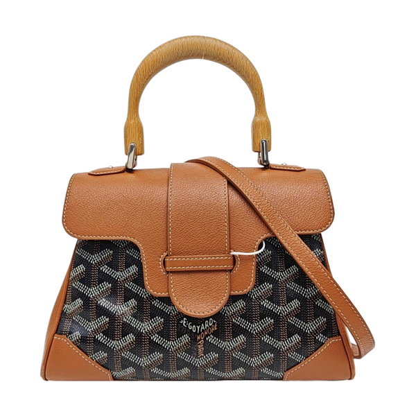 Saïgon Mini Coated Canvas Brown