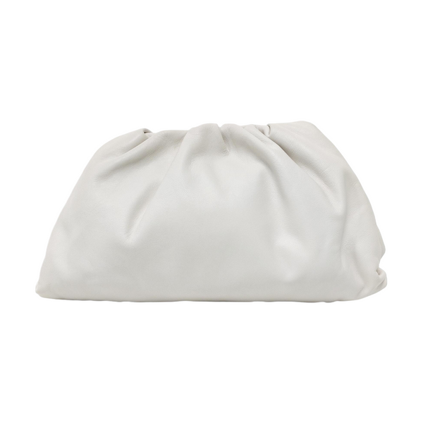 The Pouch Large Calfskin White