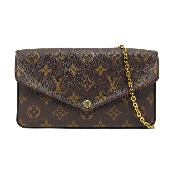FÉLICIE Monogram Coated Canvas Brown