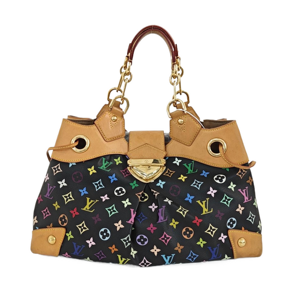 LV × TM URSULA Monogram Coated Canvas Black