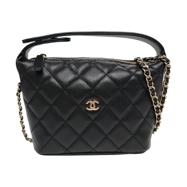 HOBO Quilted Grained Calfskin Black