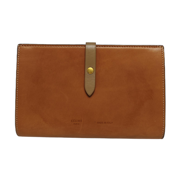 STRAP Large Calfskin Brown Wallet
