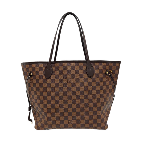 NEVERFULL MM Damier Ebene Coated Canvas Brown
