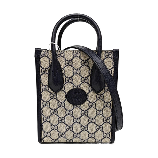 Retro Mini Monogram Coated Canvas Beige