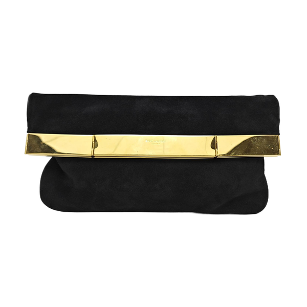 Suede Clutch Black