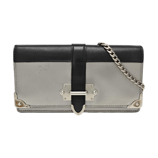 Cahier Saffiano Calfskin Silver