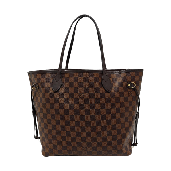 NEVERFULL MM Damier Ebene Coated Canvas Brown