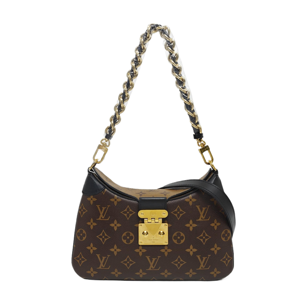 TWINNY Monogram Coated Canvas Brown