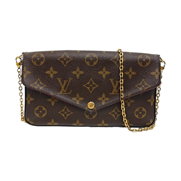 FÉLICIE Monogram Coated Canvas Brown