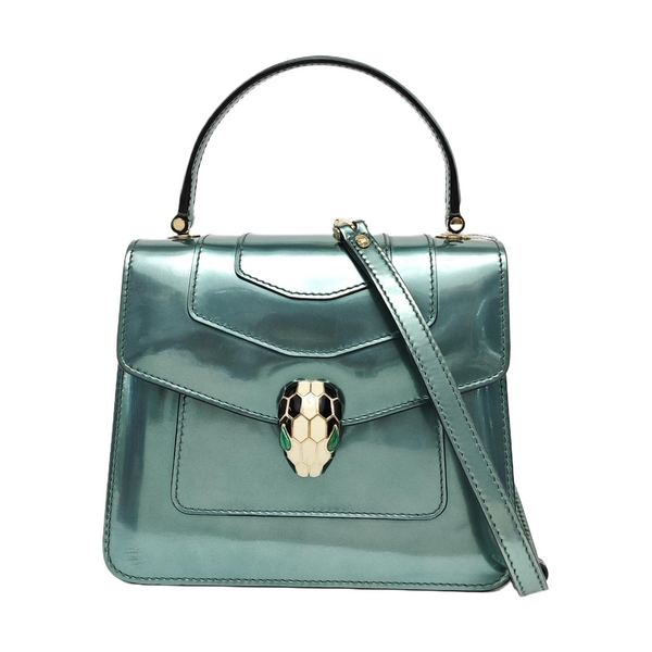 SERPENTI FOREVER Small Calfskin Green