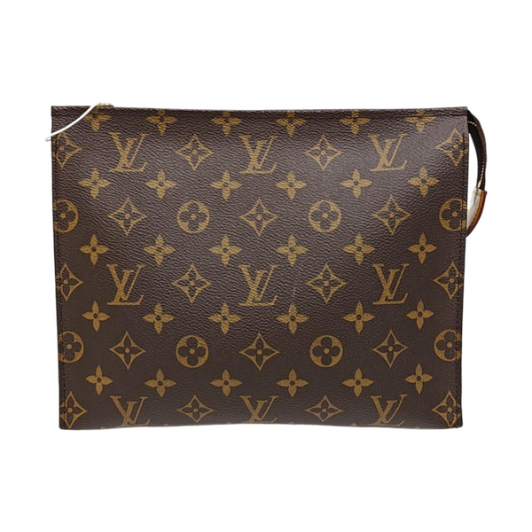 TOILET POCKET 26 Monogram Coated Canvas Brown
