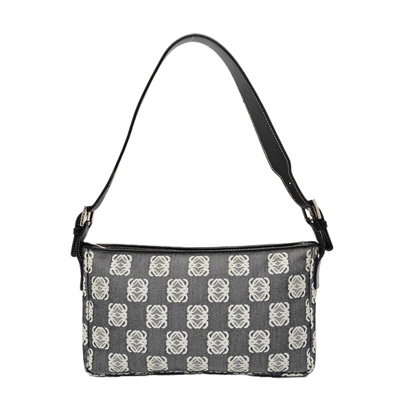 Monogram Canvas Shoulder Bag Gray