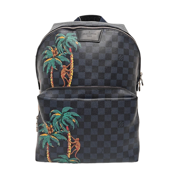APOLLO Damier Coated Canvas Blue