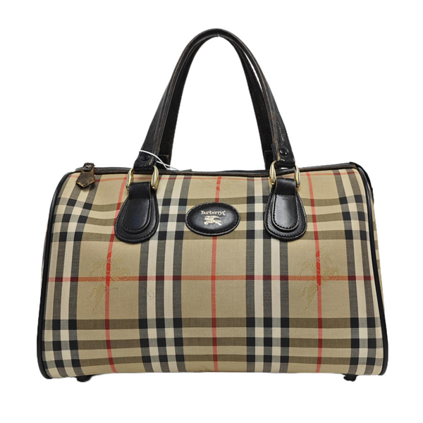 Canvas Top Handle Bag Beige