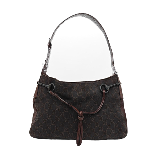 Monogram Canvas Tote Bag Black