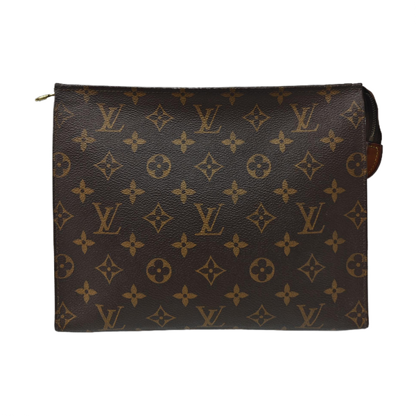 TOILET POCKET 26 Lona Monogram Revestida Marrón