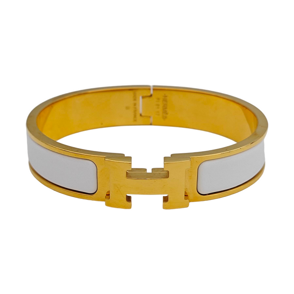 Clic H Metal Gold Bangle