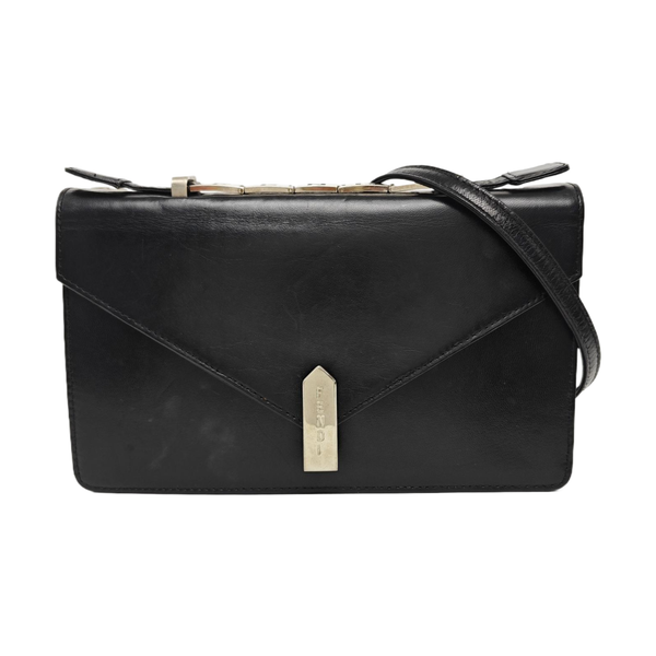 Calfskin Shoulder Bag Black