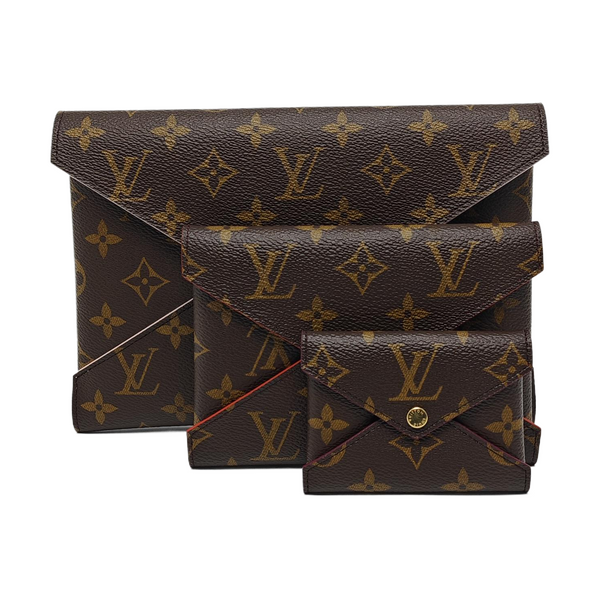 KIRIGAMI Monogram Coated Canvas Brown