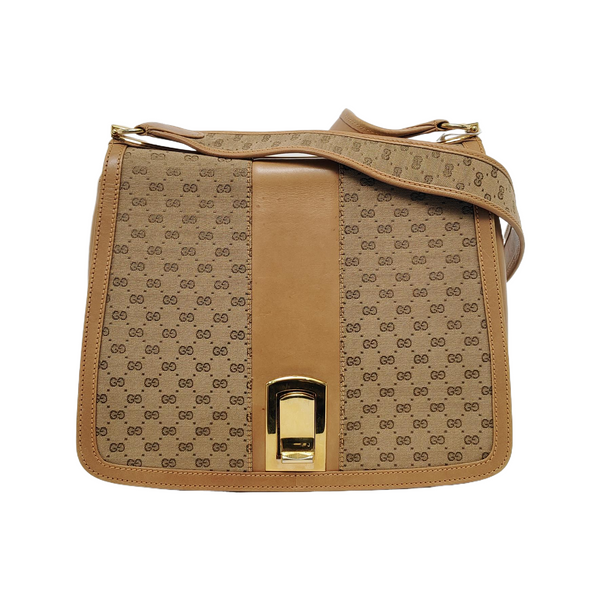 Monogram Leather Brown