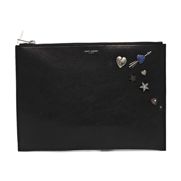 Calfskin Clutch Black
