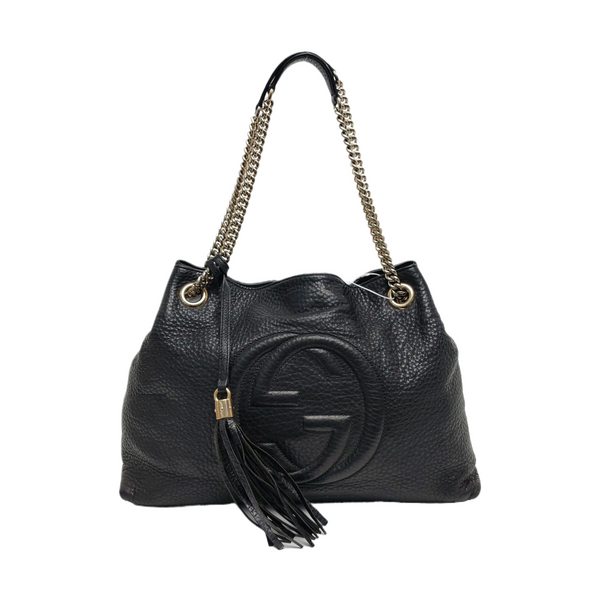 Soho Large Calfskin Black