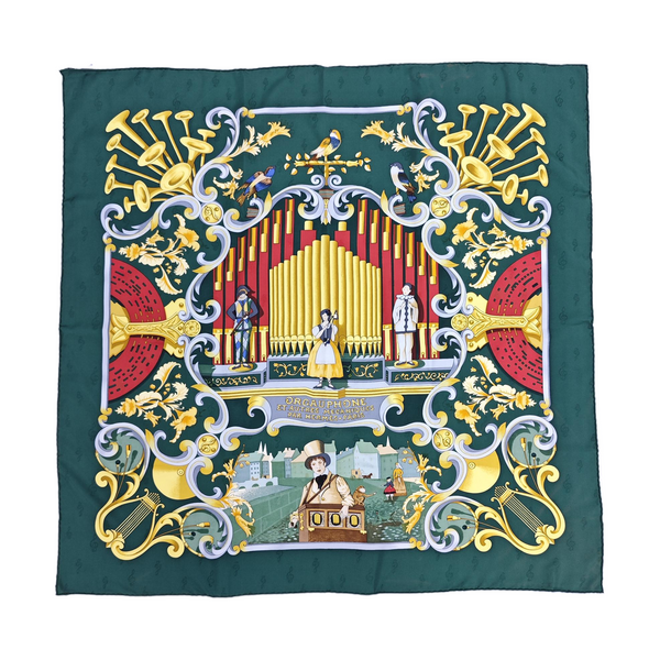 Mulberry Silk Silk Scarf Green