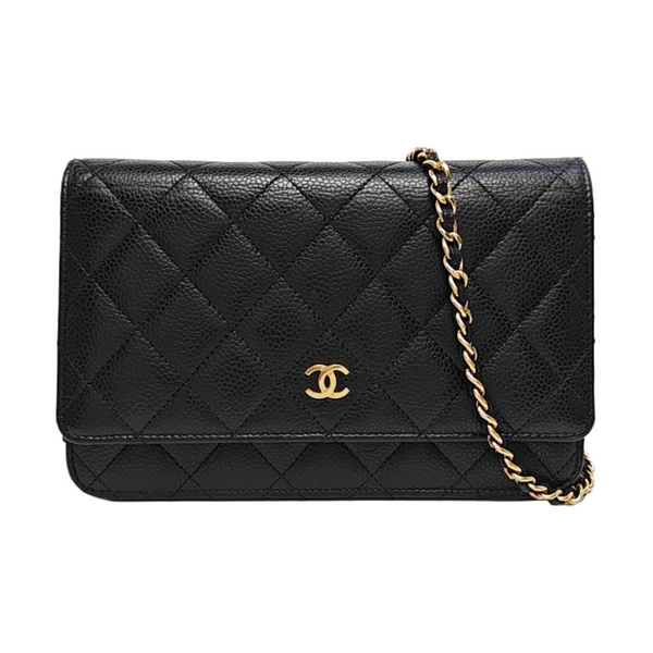 WOC Quilted Calfskin Black