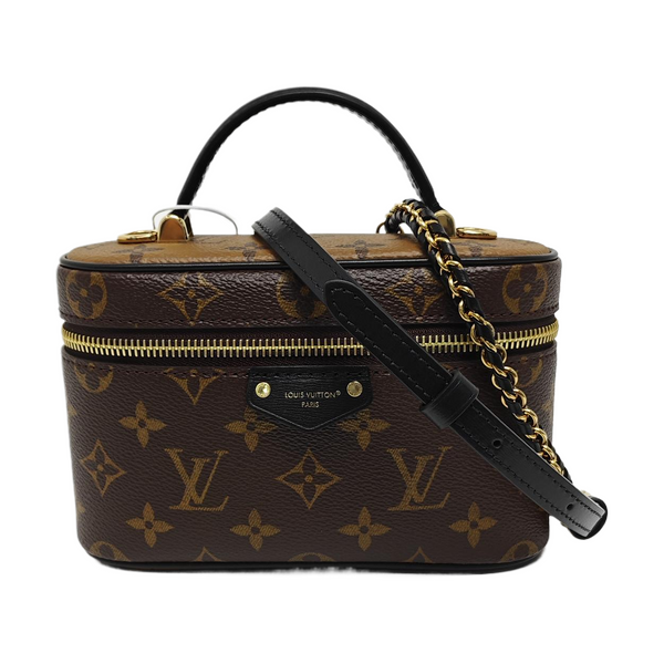 Vanity Chain Pouch Monogram Coated Canvas Brown