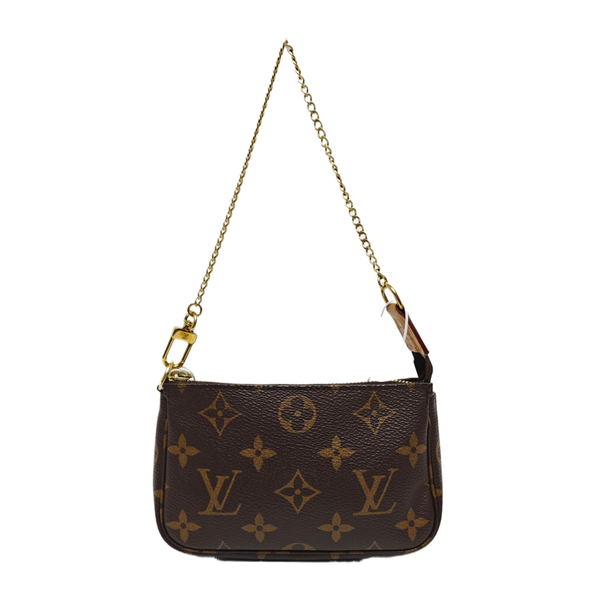 ACCESSOIRES Mini Monogram Coated Canvas Brown