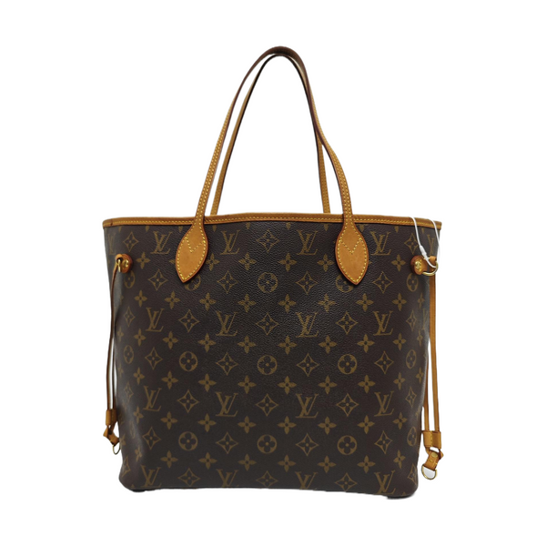 NEVERFULL MM Monogram Coated Canvas Brown