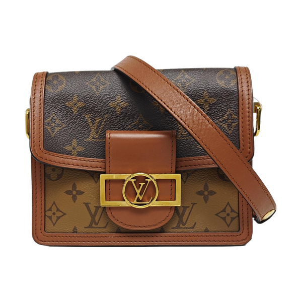 DAUPHINE Mini Coated Canvas Brown