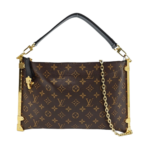 TRUNK Monogram Coated Canvas Brown