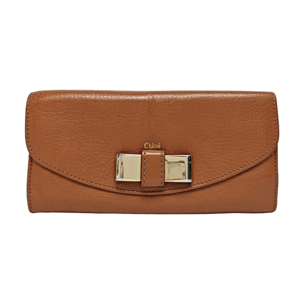 Lily Calfskin Brown Wallet
