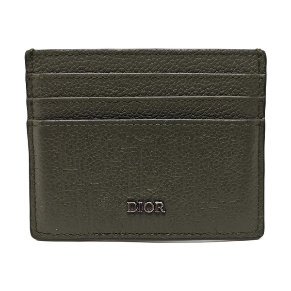 Calfskin Card Holder Green